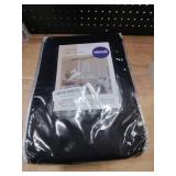 MIULEE 2 Panels Back Tab Blackout Curtains 96 Inch Long for Living Room Bedroom, Halloween Black Rod Pocket/Pinch Pleated Thermal Insulated Room Darkening Light Blocking Floor to Ceiling Curtain/Drape