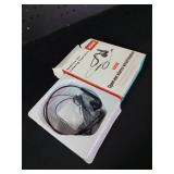 GZCRDZ Air Conduction Open Ear Headphones,3.5MM Wired Headphones and Built-in Microphone Suitable for Outdoor Activitie