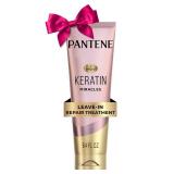 Pantene Keratin Leave-In Conditioner with Argan Oil, Protein Treatment for Dry, Damaged & Color-Treated Hair, Repairs Split Ends & Protects from Damage, Formaldehyde-Free, 8.4 Fl Oz
