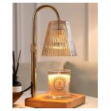 Allanmen Candle Warmer Lamp with Timer, Dimmable Candle Warmer for Home Decor, Birthday Gifts for Women, Adjustable Height Wax Melt Warmer with 2 Bulbs