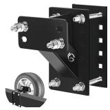 GADFISH Spare Tire Carrier,Spare Tire Mount Boat Trailer Carrier Bracket,Heavy Duty Lock Holder,Fits 4 & 5 & 6 Lugs Trailer Wheels on 4\", 4.5