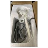 Baby blender food maker, PLODON 15-in-1 baby food processor set, suitable for vegetables, fruits and meat, compatible with stage-based recipes, separator, silicone spoon, scraper, (silver)