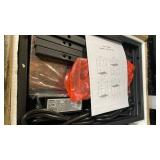 sthmec Nightstands Set of 2, Night Stands with Charging Station and Fabric Drawer, Bedside Tables with Drawers, 2- Tier Side Table with Open Shelf, Nightstands with Charging Station,Rustic Brown