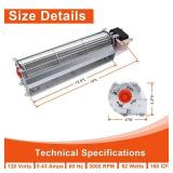 Replacment Fireplace Blower Kit for Desa Tech, FMI, Vanguard, Vexar, Astria Fireplace, GA3560A GA3650TB GA3700 BK BKT GA3560T GA3700T GA3700TA GA3700TB Fireplace Blower Fan Kit for Desa