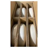 HaWare Pasta Bowls Set of 6, 33oz Large Salad Bowls for Home Kitchen, Ceramic Serving Plates for Soup, Cereal, Scratch-resistant Wide and Shallow Dinner Bowl, Microwave & Dishwasher Safe, Multicolor