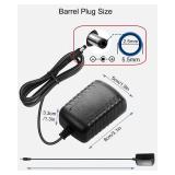 12V DC Power Supply 2A Universal AC Adapter, 100-240 50/60Hz to 12 Volts 2Amp Transformer, DC 12V Power Adapter Cord, ã5.5mm x 2.5mm Barrel Plugã