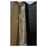 HALIGATE Brushed Brass M10 Threaded Extension Rod for Pendant Light, Island Lighting, Chandeliers,Lighting Fixture downrods & Stems,12 Inches 11.4mm OD (0.449â³) x 300mm L (11.81â³)