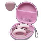 Headphone Case Compatible with Bose QuietComfort/BERIBES/TOZO/KVIDIO/Beats/Soundcore Anker Noise Cancelling Over-Ear Headphones, Pink