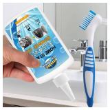 HZEVERO Mold Stain Remover Gel, Washing Machine Cleaner for Front Loader Washer Gasket Rubber Seal Home Stain Removal Gel for Grout, Caulk, Shower, Bathroom, Refrigerator Cleaning Solution fnnh58thn