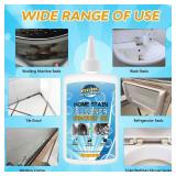 HZEVERO Mold Stain Remover Gel, Washing Machine Cleaner for Front Loader Washer Gasket Rubber Seal Home Stain Removal Gel for Grout, Caulk, Shower, Bathroom, Refrigerator Cleaning Solution fnnh58thn