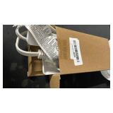 Flat Plug Power Strip Wall Outlet, 3 AC Outlets, Ultra Thin Extension Cord, Multi Socket Extender for Home Office, Dorm Room Essentials for Girls and Boys (White 5ft)