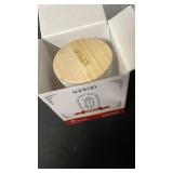 AOOVOO Apple Cinnamon Scented Candles for Women - Aromatherapy Candle with Crystals Inside, 10oz Soy Candles for Home Scented, Birthday Gifts Valentines Day Candle for Women Mom