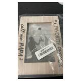 Luipk Papa 4x6 Picture Frames, Gift for Grandpa Pop Pop Grandfather, Wood Photo Frame for Grandkids Grandparent