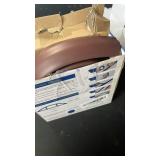 LZEOY 4FT Cord Cover Floor, Extension Brown Cord Hider Floor, Power Cable Cover Cord Protector, Soft PVC Wire Covers for Cords, Cable Management Hide Cords - Cavity: 0.47\" (W) x 0.24\" (H)