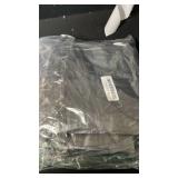 BALEINE Soft Christmas Wrapping Paper Storage Bag, 40\" Durable PE Gift Wrap Storage Bag with Flexible Partitions and Pockets for Ribbon, Accessories (Grey)