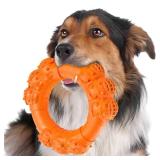 DAOZIJI Indestructible Dog Chew Ring Toys for Aggressive Chewers, Super Chewer Toy for Medium Large Dogs, Puppy Teething Rings, Interactive Ring for Boredom,Heavy Duty Dog Teething Toys