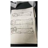 CHIWAVA 3 Pack 9\" Squeaky Latex Dog Toys Standing Stick Animal Puppy Fetch Interactive Play for Small Medium Dogs