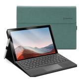 Omnpak Case for Microsoft Surface Pro 7+ (2021)/Surface Pro 7(2019)/Surface Pro 6(2018)/Surface Pro 5(2017)/Surface Pro 4, Adjustable Viewing Angle, Compatible with Type Cover Keyboard