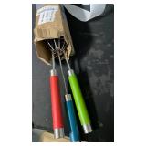 Semi-automatic Whisk, Stainless Steel Egg Beater, Hand Push Rotary Whisks Mixer Stirrer for Making Cream, Whisking, Beating and Stirring (3 Color2)