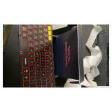 Samsers Full-Size Foldable Bluetooth Keyboard, KF08X Wireless Folding Keyboard with Backlight, Portable Travel Keyboards for iPhone iPad Smartphone Tablet Laptop, Android Windows Mac OS - Black