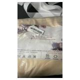 10x10ft Wrinkle Free Backdrop Curtain for Parties Soft Fabric Drapes Wedding Cream Curtain Backdrop for Birthday Party Decorations Background for Photography 5x10ft,2 Panels