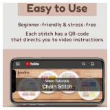 Bradove Classic Embroidery Stitches Practice Kit, Embroidery Kit for Beginners, Beginner Embroidery Kit for Adults, Hand Embroidery Kit for Kids, Stitches Kit