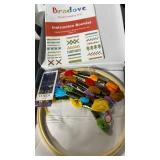 Bradove Classic Embroidery Stitches Practice Kit, Embroidery Kit for Beginners, Beginner Embroidery Kit for Adults, Hand Embroidery Kit for Kids, Stitches Kit