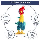 Jay Franco Disney Plush Pillow Buddy - Soft Plushie Stuffed Pillow, 20 Inches, Multi - Hei Hei