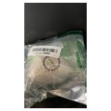 HFZRZFH Boho Crochet Plant Hanging Basket for Car Rear View Mirror Decor, Polyester, Light Green, Durable, Handmade, Cute Interior Aesthetic, Gift for Women