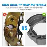 Front and Rear Brake Shoes Pads for Kawasaki KLX 110/110R 2002-2020, KLX 110L 2010-2020, Replace for 41048-1141 41048-1083 K603 K715, Drum Brake Shoe Set