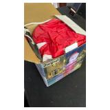 Juegoal Christmas Inflatables Outdoor Decorations, 5FT Inflatable Snowman in Xmas Stocking, Lighted Blow Up Snowman Standing on Christmas Socks with Built in Lights for Holiday Lawn Yard Garden Decor