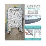 Baby Lounger Cover for Newborn 0-24 Months Soft Baby Nest Cover Organic Breathable Nest Lounger Pillow for Infants