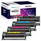 CLYWENSS DR223CL Drum Unit Set 4-Pack Replacement for Brother DR223CL DR223 DR-223CL for MFC-L3710CW L3750CDW L3770CDW HL-L3210CDW L3290CDW L3270CDW Printer (Drum Only, Not Included Toner)