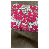 Pink Tiger Print Decorative Pillow 20x20 inch