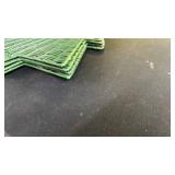 Woven Green Christmas Tree Wall Decoration 4Pk