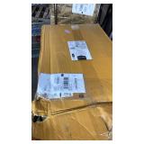 Amazon Basics Classic TV Dinner Folding Trays with Storage Rack - 4-Pack, Black (B07MDJNF6R)