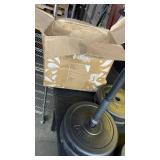 Fitvids Adjustable Dumbbell Set, 40lbs Free Weights Set for Exercise and Fitness *missing screw caps*