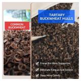 LOFE Organic Buckwheat Pillow for Sleeping with Organic Cotton Pillowcase - 20