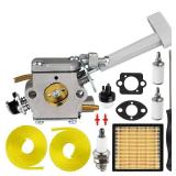 Ferilter BP42 Carburetor for Ryobi BP42 Backpack Blower RY08420 RY08420A RY42BPEMC RY42WB Leaf Blower 308054093 308054079 with Air Filter Kit