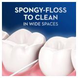 Oral-B Dental Floss for Braces, Super Floss Pre-Cut Strands, Mint, 50 Count, Pack of 2