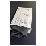 DOEPSILON Beard Bib Beard Apron, Hair-Resistant Beard Bib Hair Catcher, Gifts for Men, Stocking Stuffers, Christmas Gifts Anniversary Birthday Gifts for Him, Shaving Accessories for Men - Black