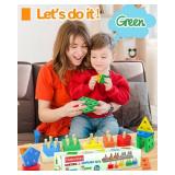 Tonberless Montessori Toys for 1 2 3 Year Old Boy Girl, Toys for Ages 2-4 Toddlers Kids Baby, 1 2 Year Old Birthday Gifts, Wooden Learning Puzzles Easter Basket Stuffers Toys for Toddlers 1-3