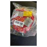 HonestBaby Family Matching Holiday Pajamas Organic Cotton for Men, Women, Kids, Toddlers, Baby Boys, Girls, Unisex Pets, Fair Isle Red, 7 Years