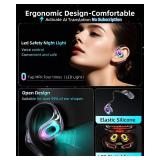 AI Translation Earbuds Real Time No Subscription, 4-in-1 Translator Earbuds 144 Languages, Audifonos Traductores InglÃ©s EspaÃ±ol, Bluetooth 5.4 Translation Headphones with LED Light Translate Ear