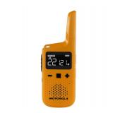 Motorola Solutions, Portable FRS, T380, Talkabout, Two-Way Radios, Rechargeable, W/ Charging Dock, 22 Channel, 25 Mile, Yellow, 2 Pack