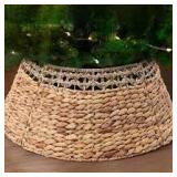 Woven Wicker Tree Base