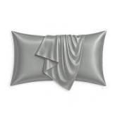 Silk Pillow Case silver