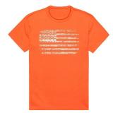 Distressed American Flag, Orange, L