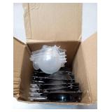 8 Pcs Half Black Half Transparent Plant Rooting Propagation Ball,Air Layering Kit,Assisted Cutting Rooting,Reusable Plant Rooting Device,Grafting Device Root Box for Plants Rose.