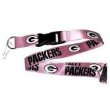 aminco NFL Green Bay Packers Team Lanyard, Pink, L1 X W1 X H1
